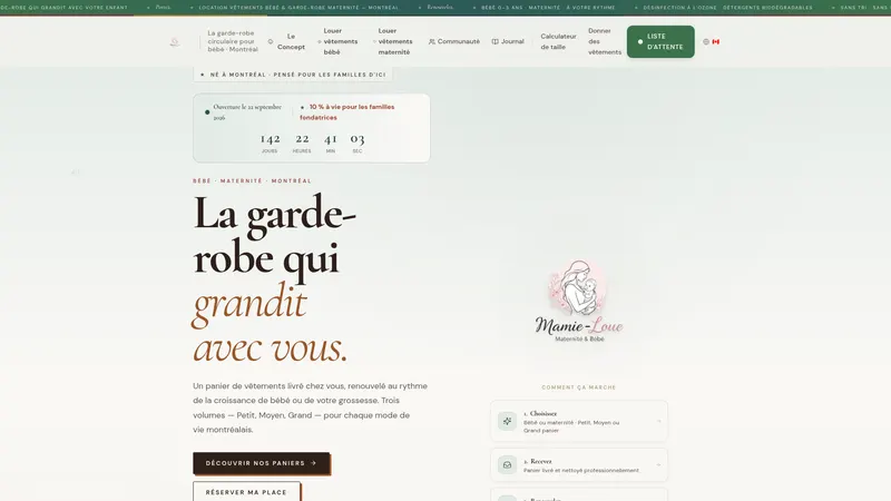 Mamie-Loue, site livré par Iluma