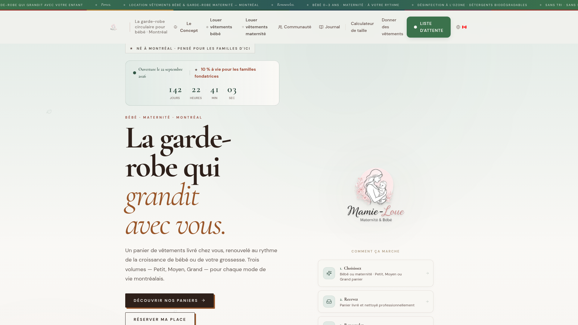 Mamie-Loue — site livré par Iluma